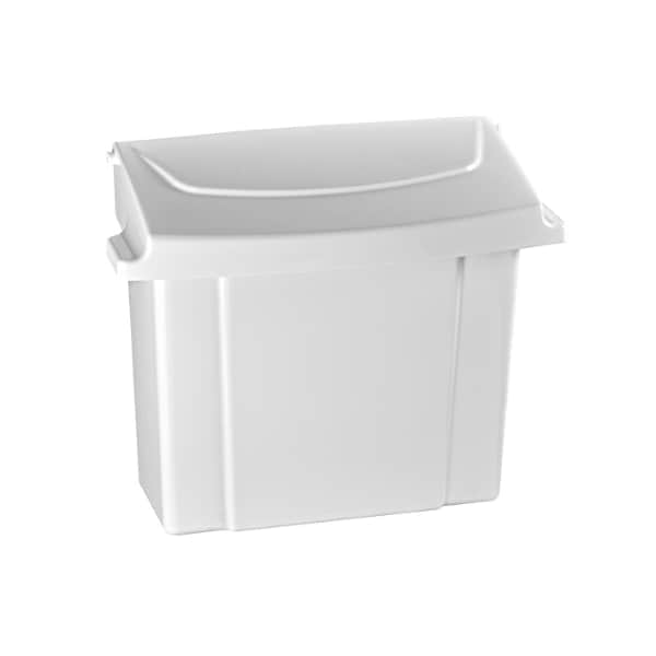 Alpine Industries Sanitary Napkin Receptacle, White ALP451-WHI-2PK - main